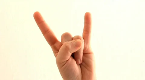 Rock Sign Video stock 340976