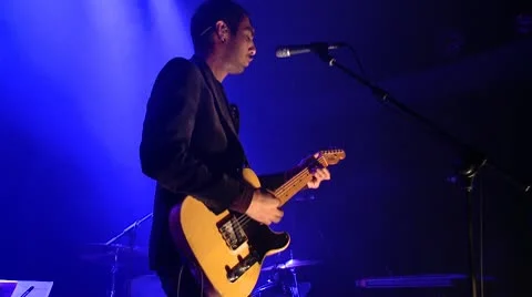 Rock singer-medium shot Stock Footage 10801089