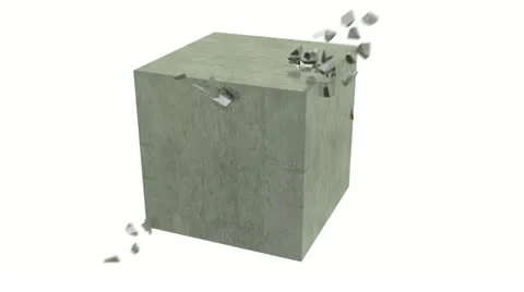 Rock solid euro with alpha channel Stock Footage 22009008