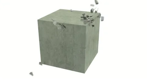 Rock solid pound with alpha channel 動画素材 22009323