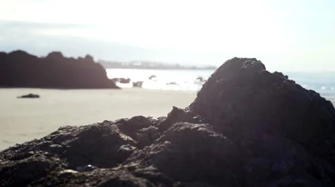 Rock solid view of the ocean Stock-Footage 56231870