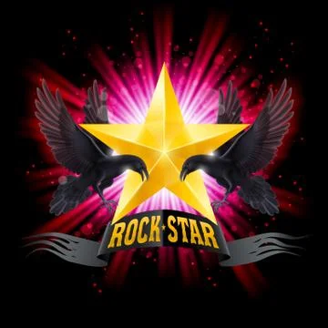Rock star 스톡 일러스트