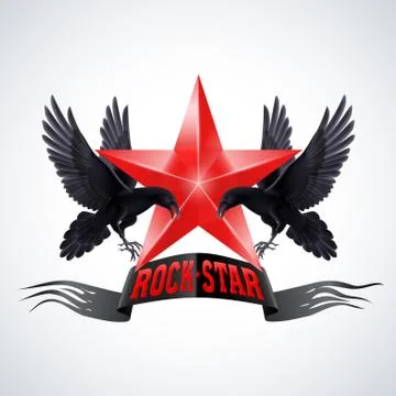 Rock star Stock Illustration