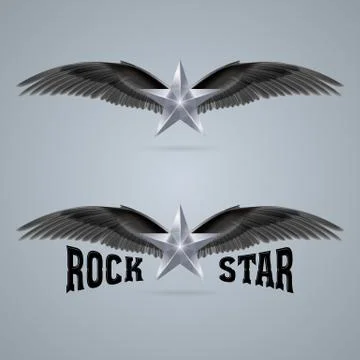 Rock star Illustrazione stock