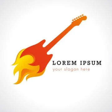 Rock star logo Stock Illustration