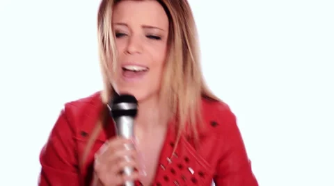 Rock star singing Stock-Footage 27874431