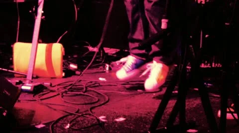 Rock star on stage Video stock 10809065