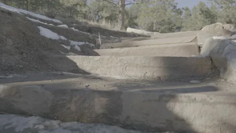 Rock steps Video stock 230123875