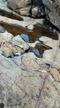 Rock structure Stock Photos