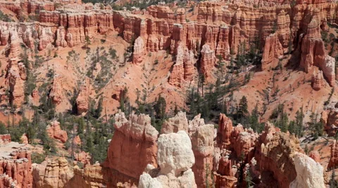 Rock structures at bryce canyon, utah, usa Stock Footage 5982419