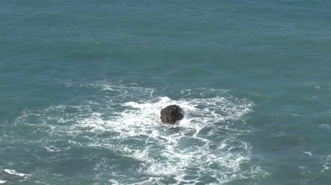 Rock on surf Stock Footage 36488107