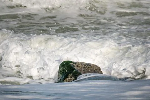 Rock in the surf Foto stock
