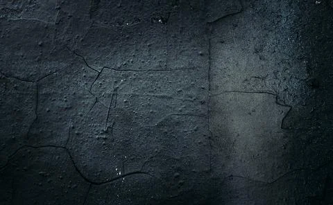 Rock surface with cracks. Black texture. Stone background. Dark marble. Rock  Stock Photos