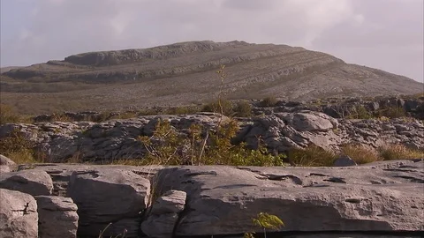 A rock surfaced hill Stock Footage 87765391