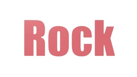 Rock Tagcloud Animated Isolated Stock Footage 107244257