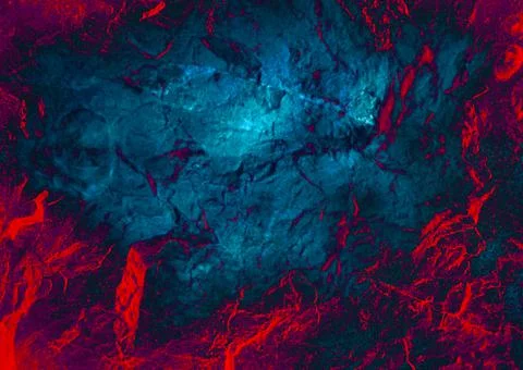 Rock texture. Dark stone wall. Stone background. Rock surface with holography Stock Photos