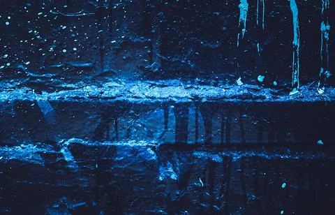 Rock texture. Dark stone wall. Stone background. Rock surface with holography Stock Photos