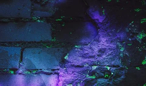 Rock texture. Dark stone wall. Stone background. Rock surface with holography Stock Photos