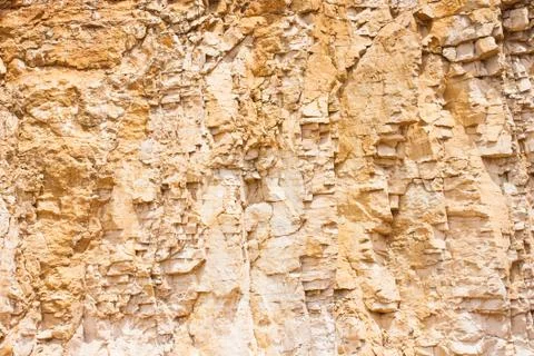 Rock texture shoot on stone-pit Stock Photos