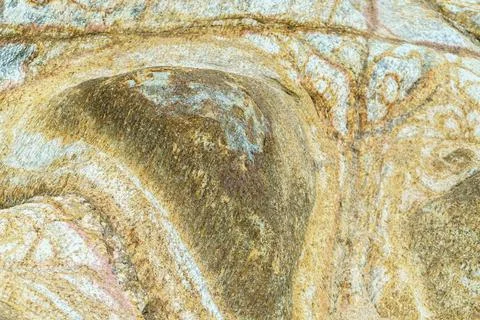 Rock texture smooth mountain surface. Stone background for nature design Stock Photos