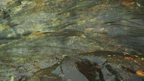 Rock texture with water flow over it. Loop. Stockbeeldmateriaal 332964192