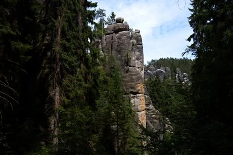 Rock town Stock Photos