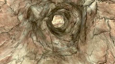 Rock Tunnel.Seamless loop Stock Footage 46423728