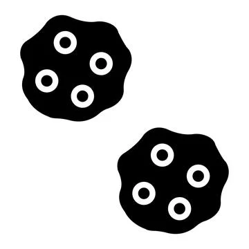 Rock Vector Icon Design Illustration Stock Illustration