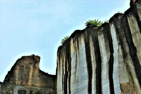 Rock view 库存照片