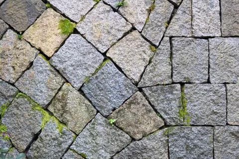 Rock wall background Stock Photos