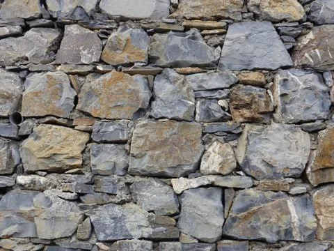 Rock Wall Castle Stock Photos