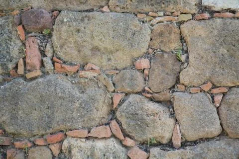 Rock wall in close up Foto stock