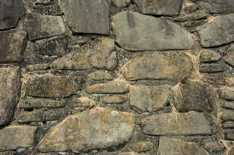 Rock Wall Flat Stock Photos