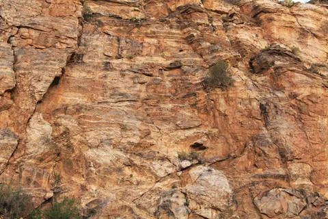 Rock Wall Texture on Mount Lemmon Stock Photos