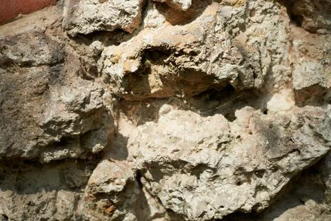 Rock wall texture. Stone wall background for design or illustration Stock Photos
