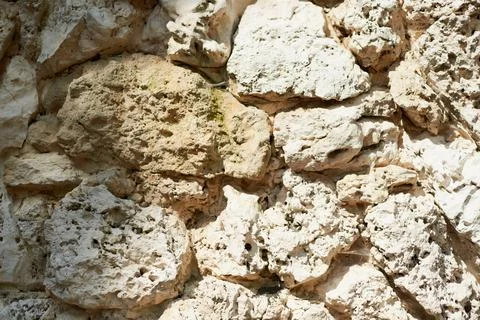 Rock wall texture. Stone wall background for design or illustration Stock Photos