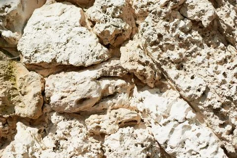 Rock wall texture. Stone wall background for design or illustration Stock Photos