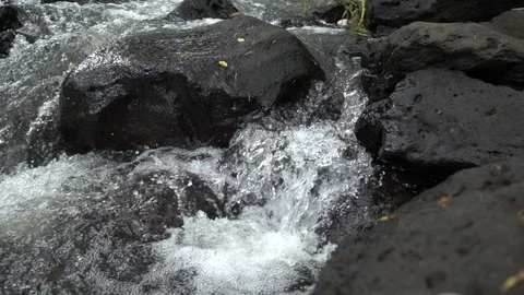 Rock In The Water Stock Footage 104825561