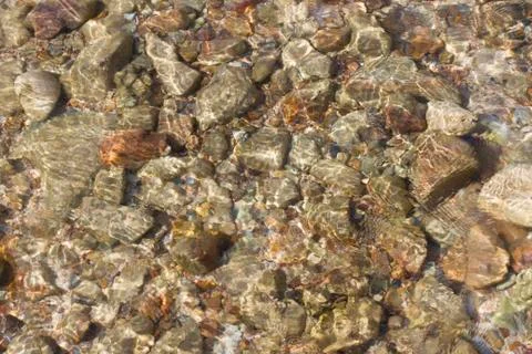 Rock in the water Stock Photos