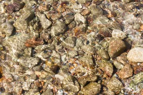 Rock in the water Stock Photos