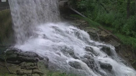 Rock Waterfall Video stock 8572032
