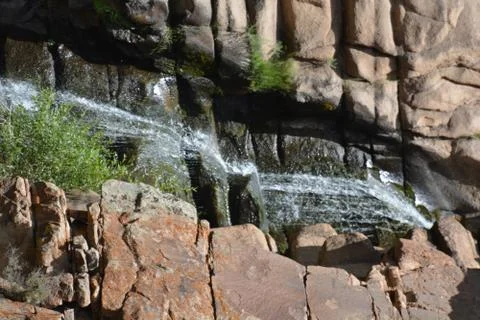 Rock Waterfall Foto stock