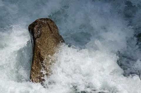 Rock wild brook Stock Photos