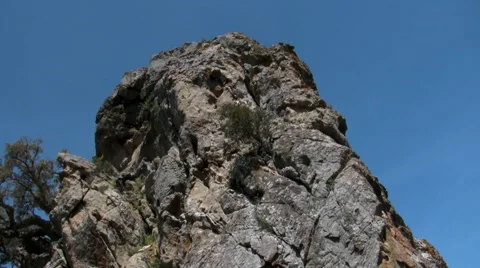 Rock in the woods in sicily Stock Footage 51034331