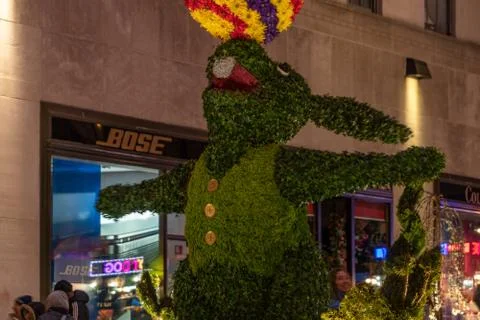 Rockefeller Center Easter Bunny Stock Photos