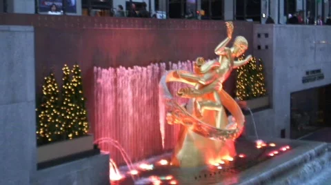 Rockefeller center Stock Footage