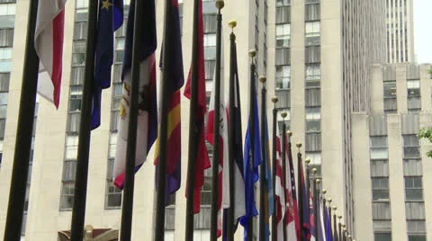 Rockefeller Center Stock Footage 22784016