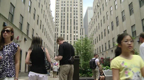 Rockefeller Center Stock Footage 22784048