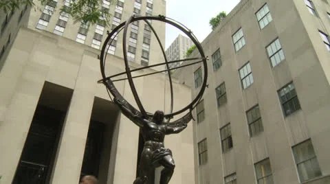 Rockefeller Center Stock Footage 22784361
