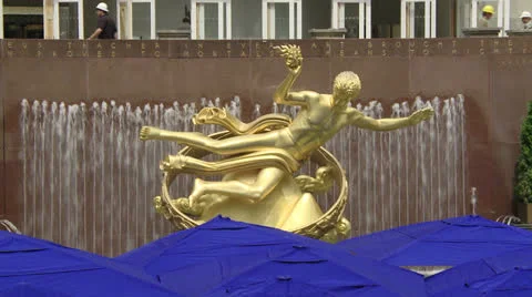 Rockefeller Center Stock Footage 22785730